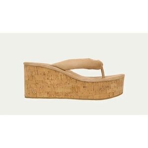 VERONICA BEARD Geno Cork Wedge Sandals Excellent Condition Size 10